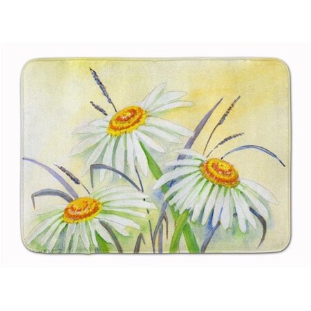 Carolines Treasures BMBO1108RUG Daisies by Maureen Bonfield Machine Washable Memory Foam Mat BMBO1108RUG